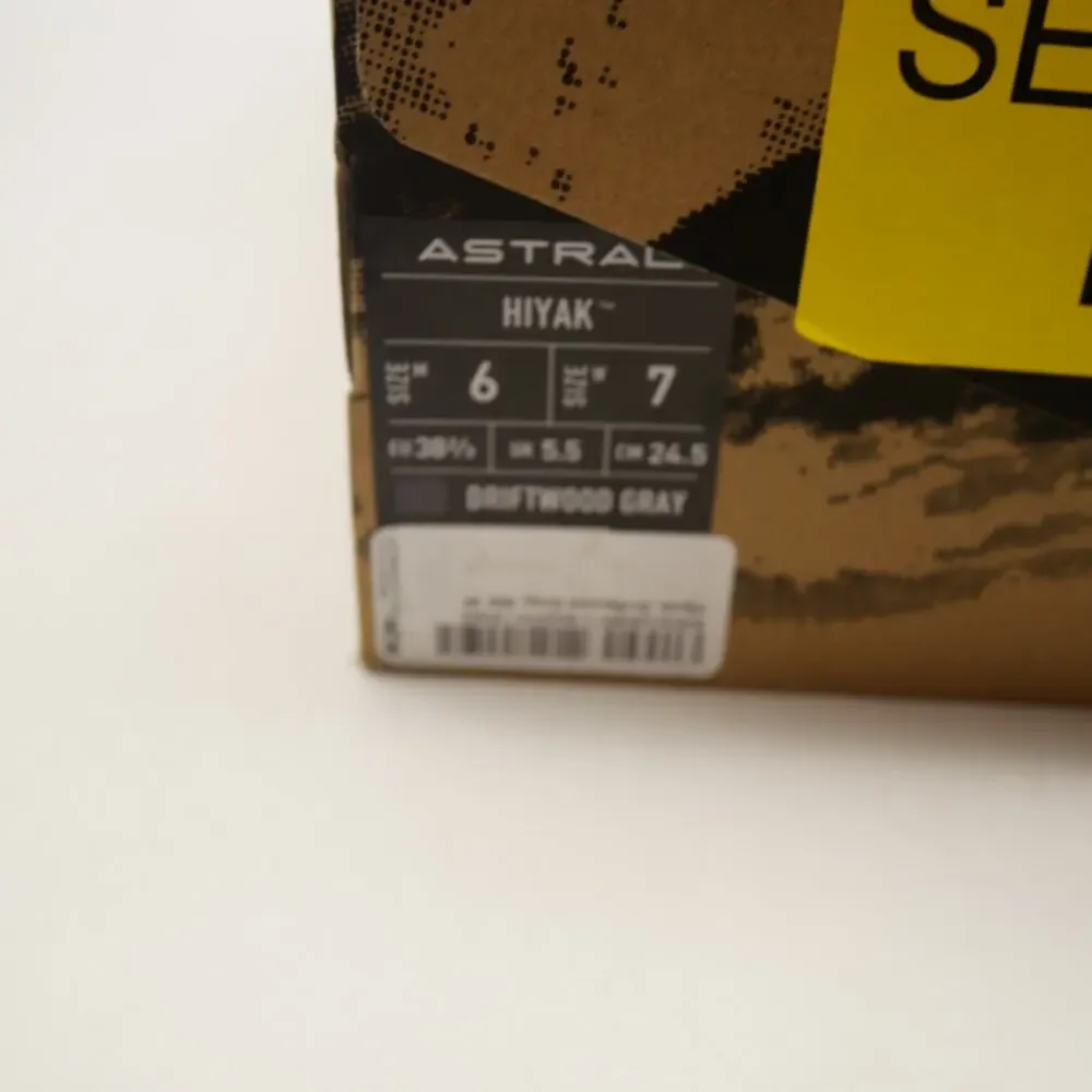 Astral Hiyak Women's 7 Shoes Water Minimalist Outdoor Gray Men's 6 NEW - Picture 9 of 9